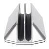 Dual Laptop Stand Vertical 3D Curved Appearance Aluminum Alloy Adjustable