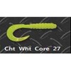 Big Bite Baits CTG227 Curl Tail Grub Chartreuse White Core,