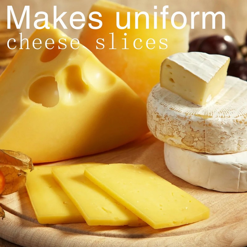 Cheese Slicer, Stainless Steel Wire Cheese Slicer, Adjustable Thickness Cheese