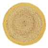 Walton & Co. 35cm Ochre Fiesta Circular Jute Placemat