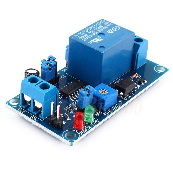 Delay Relay Board, DC 12V Delay Turn Off Switch Module with Timer,Relay Delay for Smart Home Tachograph GPS Industrial Control Electronic Experiment Robot, Trigger