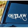 Outlaw Decal Sticker for Car Window 8.0 Inch BG 636