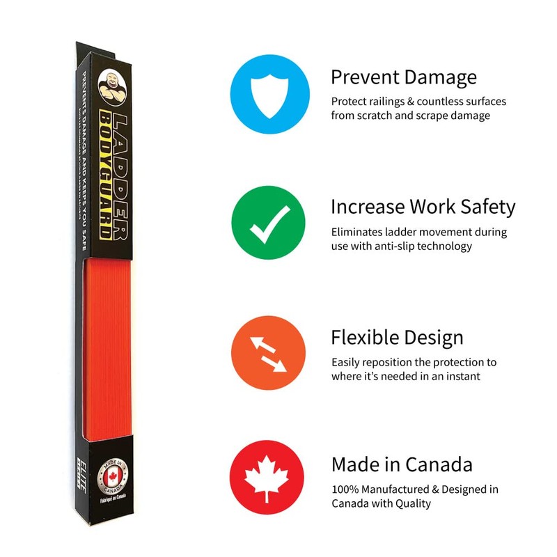 Ladder Stabilizer for Gutters & Roof, Extension Ladder Accessory Cover,