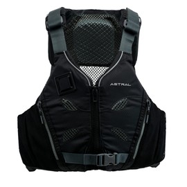 Astral, EV-Eight Unisex PFD, Breathable Life Jacket for Kayaking, Touring, Canoeing, Space Black, L/XL