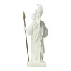 Small Athena Minerva Greek Roman Goddess Cast Alabaster Sculpture Statue