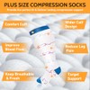 KoMico 3 Pairs Plus Size Compression Socks for Women &