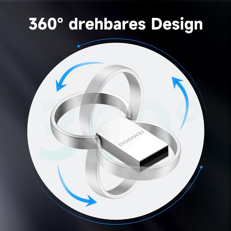 DONWEI Mini USB Stick 32 GB, USB 2.0 USB Stick