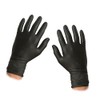 Saville Large BLACK Nitrile Powder Free Gloves (1 Box of