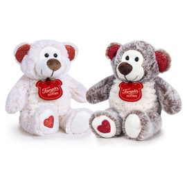 Famosa softies 760019736 Teddy Bear Happy Valentines 32 cm GO Green 76/19736 FAMOSA Bear, Teddy Plush, Multi-Coloured