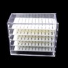 Mekupeu 5 Layer Makeup Organizer Storage Box Clear Eyelash Storage
