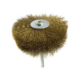 ULTECHNOVO Steel Wire Polishing Brush Wheel for Rotary Tools Abrasive Accessory for Surface Cleaning Derusting and Grinding Curves and Rough Surfaces