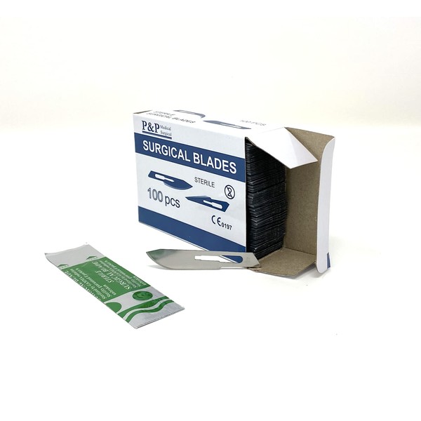 Disposable Surgical Scalpel Blades Sterile High Grade Carbon Steel 2.1%