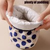 Cedilis 4 Pieces Mini Oven Mitts, Heat Resistant Short Kitchen