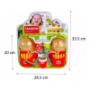 KFMX Juego Comida Didáctico Hamburguesas Dobles Comida Juguete