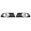 Pair of Fog Light Bezel Impact Resistant Strong Protection 25887505