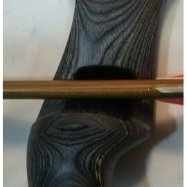 CIR CUT ARCHERY BLACK HUNTER RECURVE ARROW REST - 2 PC BLACK SUPER HAIR RUG CARPET Archery NEW