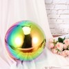 POPETPOP Grade 201 Stainless Steel Highly Polished Round Colourful Hollow