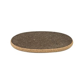 Cleverbrand Cork Trivet Heat Resistant Oval Round 34 x 22 cm 2 cm Thick Oval Natural Cork Trivet for Pots and Pans - Made in Portugal