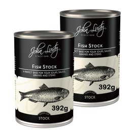 Fish Stock 2 Can Bundle Containing 2 Cans of John Lusty Fish Stock 2 x 392g