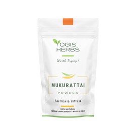 YOGIS HERBS Mukurattai Powder (Boerhavia Diffusa/Punarnava) – 100% Natural Herbal Supplement – Traditional Support for Vitality & Wellness – Fresh & Pure (3.5 oz.)