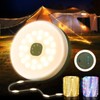 KUQIHUG Camping String Lights, 2 in 1 Quick Storage 32.8FT