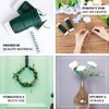 YUNSTK Florist Wire for Wreath Making, 1 Rolls Green Craft