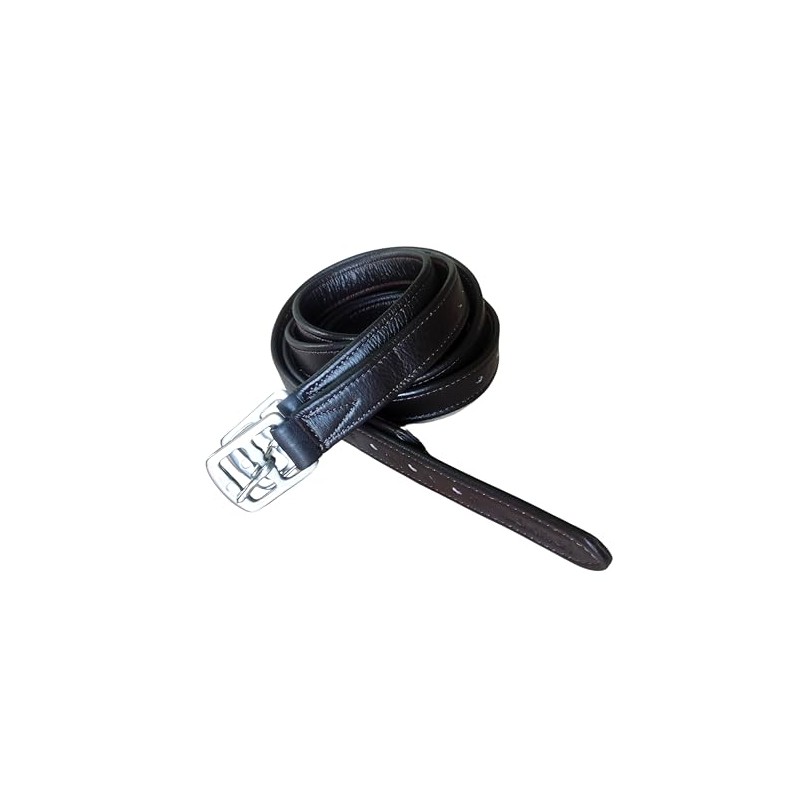 LEXNEL Non-Stretch Soft Stirrup Leather with Stainless Steel Hardware 1