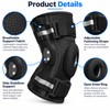 Hinged Knee Brace for Daily & Sports Support – Adjustable