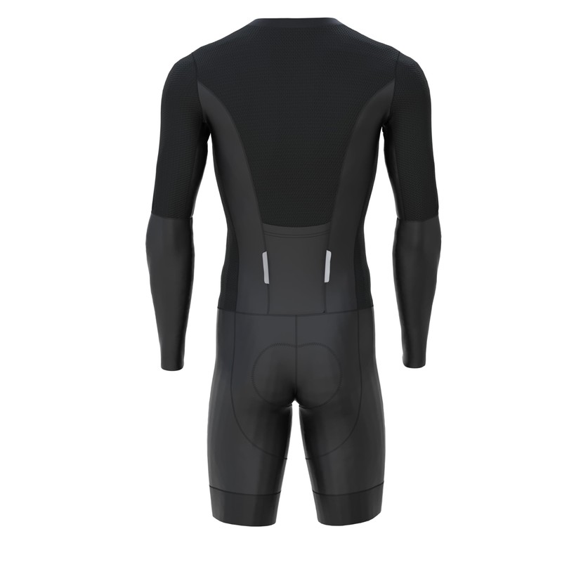 Sikma Men’s Full Sleeve Skinsuit Breathable Mesh Triathlon Padded with