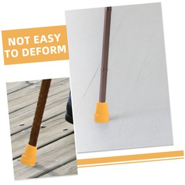 Ipetboom 8pcs Non Slip Crutch Tips for Walking Sticks Durable Rubber Cane Foot Protectors Lightweight Trekking Pole Accessories Extra Skid Protection Easy to Install