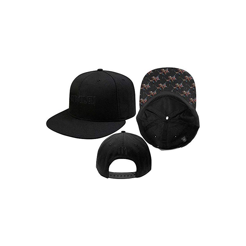 Iron Maiden - Logo & Trooper Black Snapback Baseball Cap