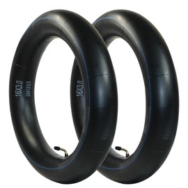 Libereco 2 Pack 16x3.0 Bike Inner Tubes for Electric Bike - Butyl Rubber,Bent Valve (CR202), Puncture Resistant, High Elasticity for E-Bikes & Children Bikes