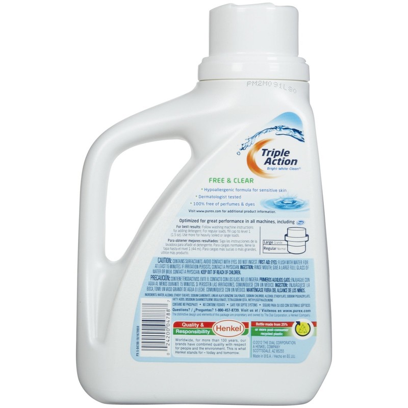 Purex Dirt Lift Action Free & Clear Detergent