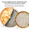 Hommtina 2.2Lb Ceramic Pie Weights Baking Beans Pie Crust Reusable