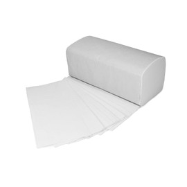 4000 Sheets Paper Towels 2-Ply Soft with Zig-Zag Fold, 20 x 200 Pieces, Absorbent Disposable Towels in White, 25 x 23 cm, Ideal for Catering, Hospitals, Practices and Much More