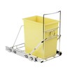 SOCONT Stainless Steel Slide-Out Trash Bin Rack, Enhanced Heavy-Duty Cabinet