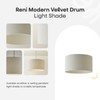 MiniSun | Small Modern Cream Boucle Drum Light Shade |