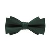 axy Men's Bow Tie Pre-Tied Confirmation Adjustable Wedding Colour FLI4B, Green