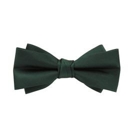 axy Men's Bow Tie Pre-Tied Confirmation Adjustable Wedding Colour FLI4B, Green