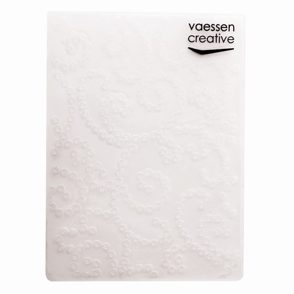 Vaessen Creative Embossing folder, sequins, 14.6 x 10.7 cm, pattern