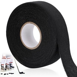 CXWZRU Hockey Tapes 1 Inch 27 Yards Multipurpose Cloth Tape Strong Adhesive Hand Taping for Lacrosse Baseball Rackets, Black