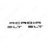 GMC 5PC Gloss Black Door Rear Tailgate Acadia SLT Letter