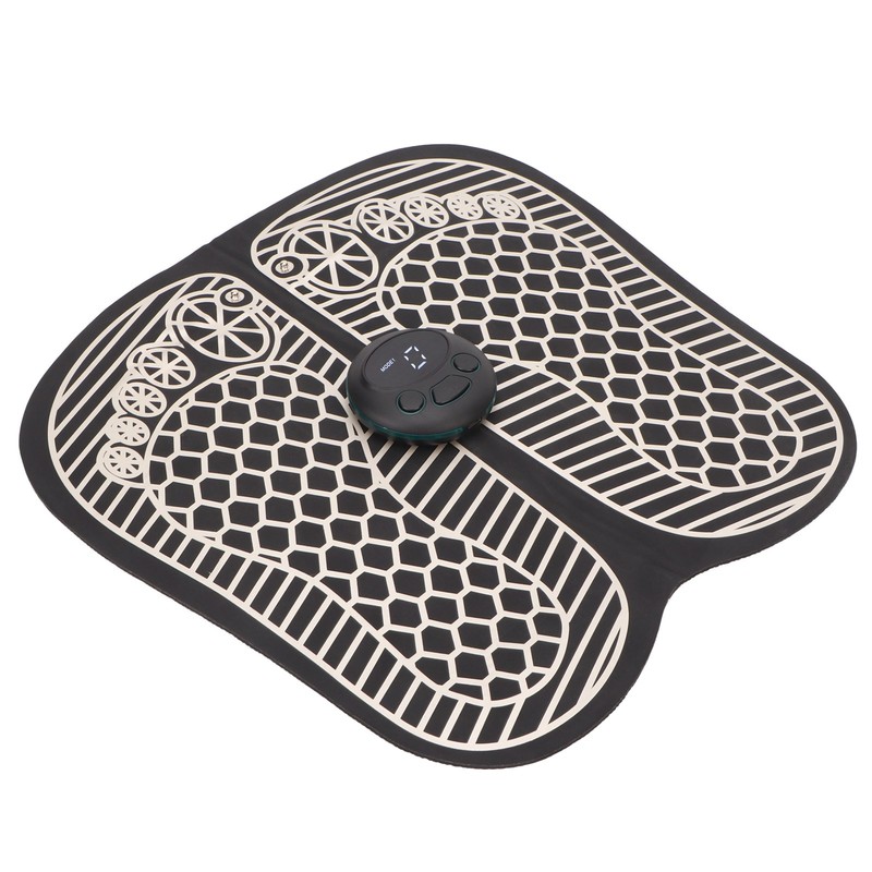 Electric Foot Massage Pad Heating Micro Current Folding Portable USB