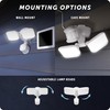 GLOBE Electric 17000221 19W LED Integrated Solar Powered Motion Activated