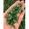 WHOLESALE Natural Semi Tumbled Nephrite Jade Gemstone Chips, Crushed Mini