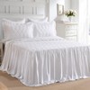 DDUOXIN Ruffle Skirt Bedspread Coverlet Sets Farmhouse King Bedspreads Vintage