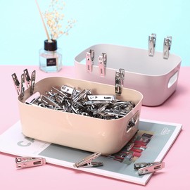 Vinsani ® Laundry Clothes Pegs Stainless Steel Spring-Loaded Metal Clip Strong Grip and Windproof Laundry Pegs Quality Non-Slip Clothes Pins for Home and Garden 4 Packs of 20