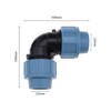 OTOTEC 2Pcs Water Pipe Elbow Replacement Water Pipe Quick Couplings
