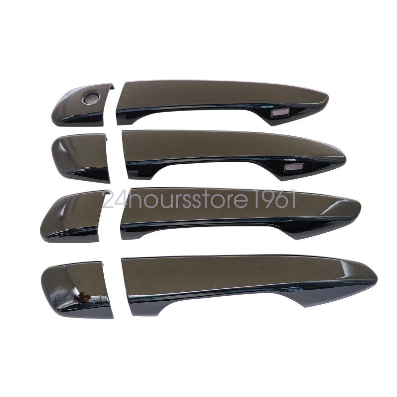 Soillar GLOSS BLACK Door Handle COVERS W/2 SMT KH Fit