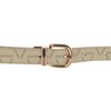 VALENTINO Liuto W120 Logo Belt Ecru / Multi / Oro